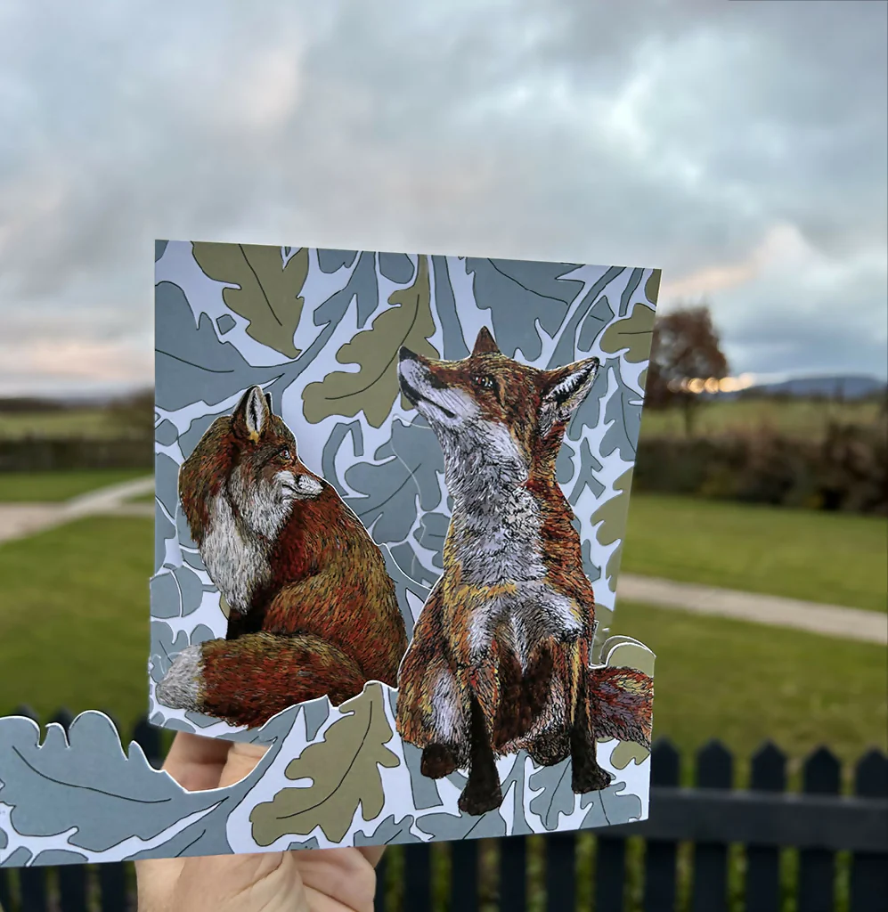 3D Fox Card - Image 2