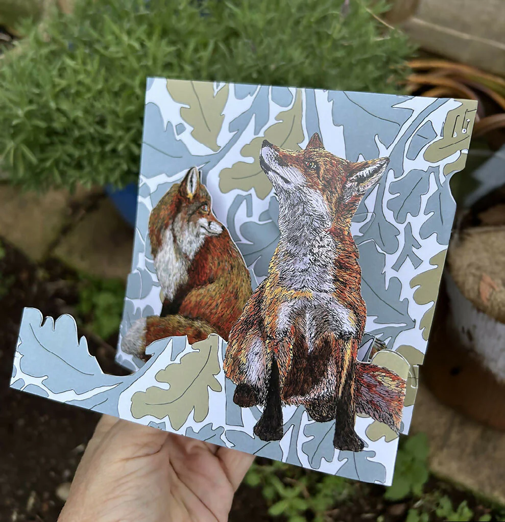 3D Fox Card - Image 3