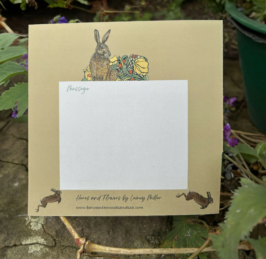 3D Hare Card - Image 2