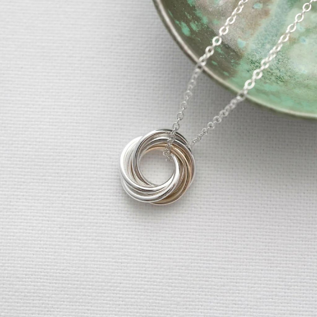 60th Gold and Silver Necklace - Image 2