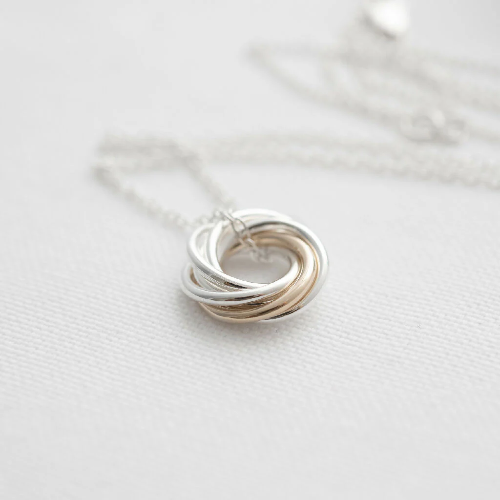 60th Gold and Silver Necklace - Image 3