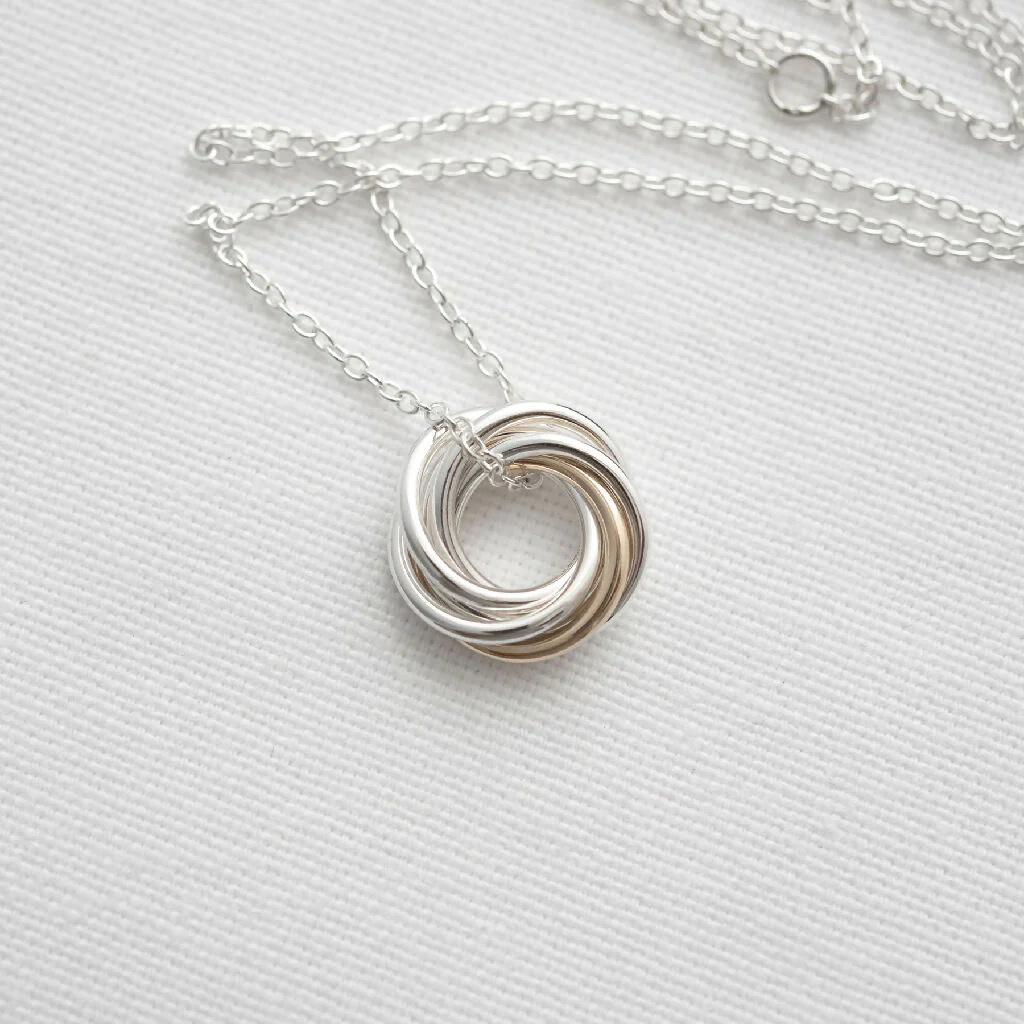 60th Gold and Silver Necklace - Image 4