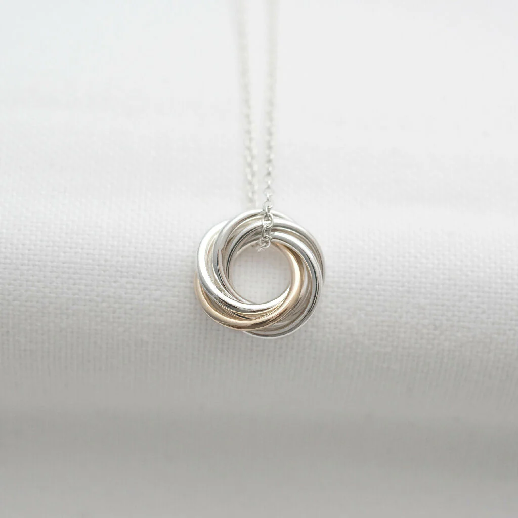 60th Gold and Silver Necklace - Image 5