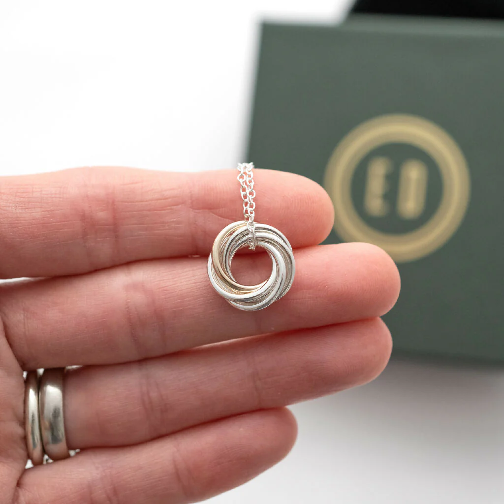 60th Gold and Silver Necklace - Image 7