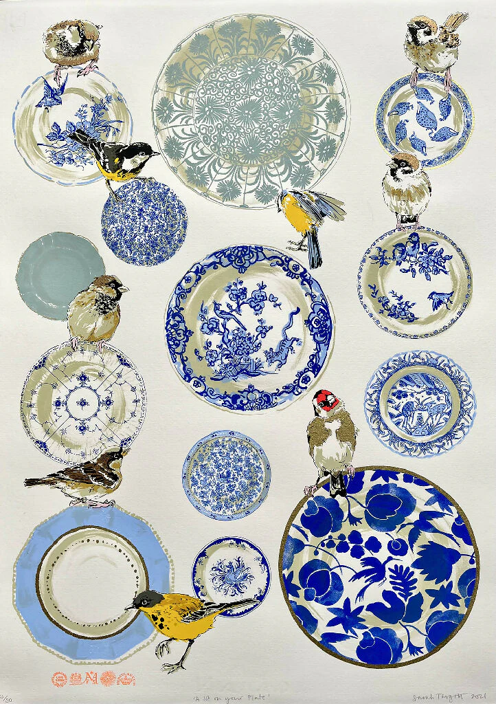 A lot on your Plate, Limited Edition Screenprint - Image 2
