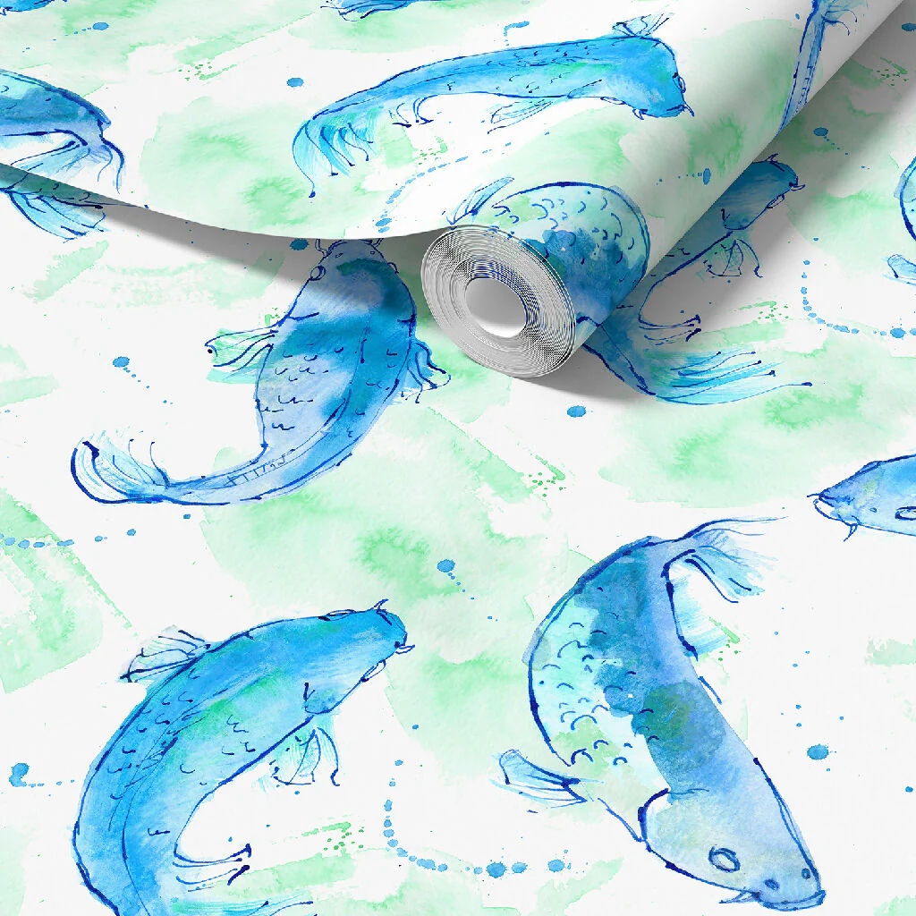 A Shoal of Fish Sustainable Wallpaper - Image 2