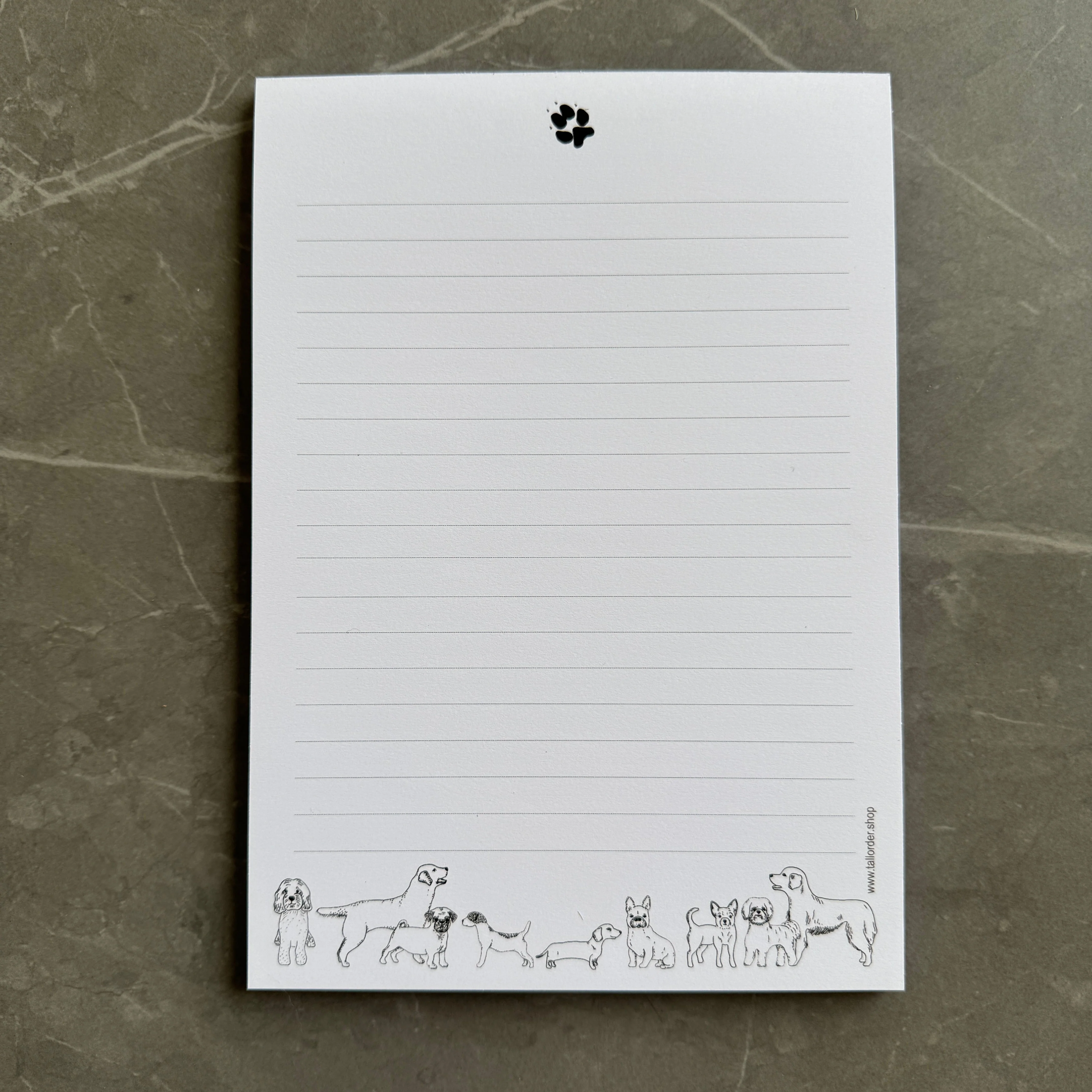 A5 Dog Themed Lined Notepad - Image 4