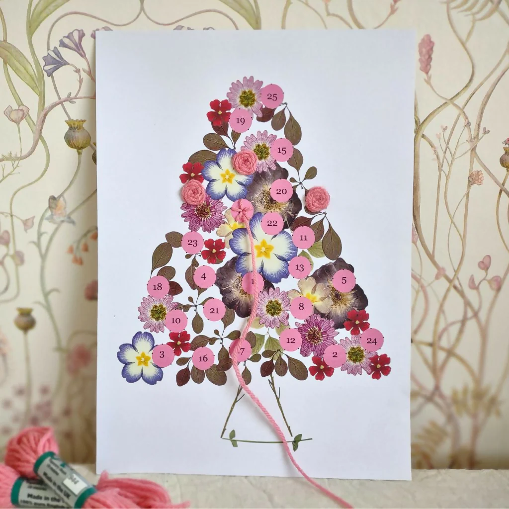 Advent Calendar Embroidery Kit