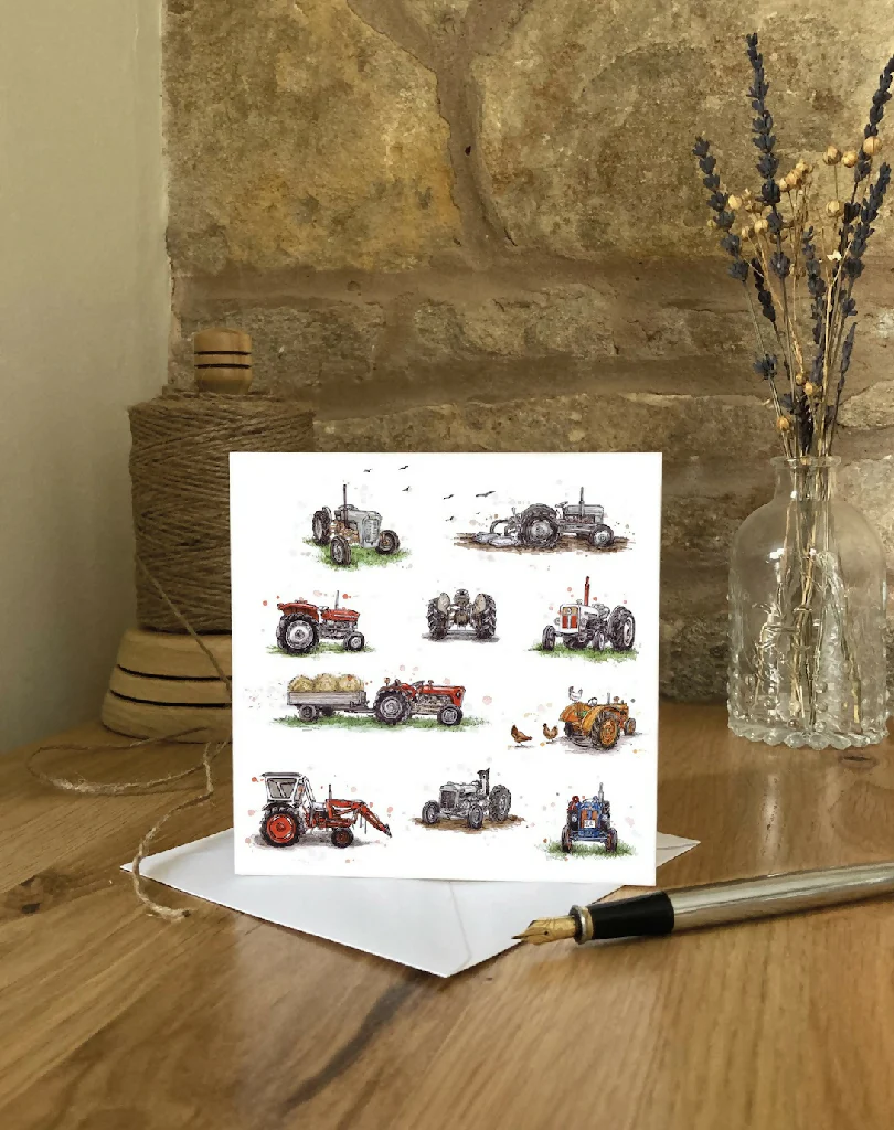 All Tractors Great and Small | Greetings Card