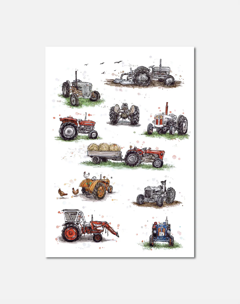 All Tractors Great and Small | Signed Limited Edition Print - Image 2