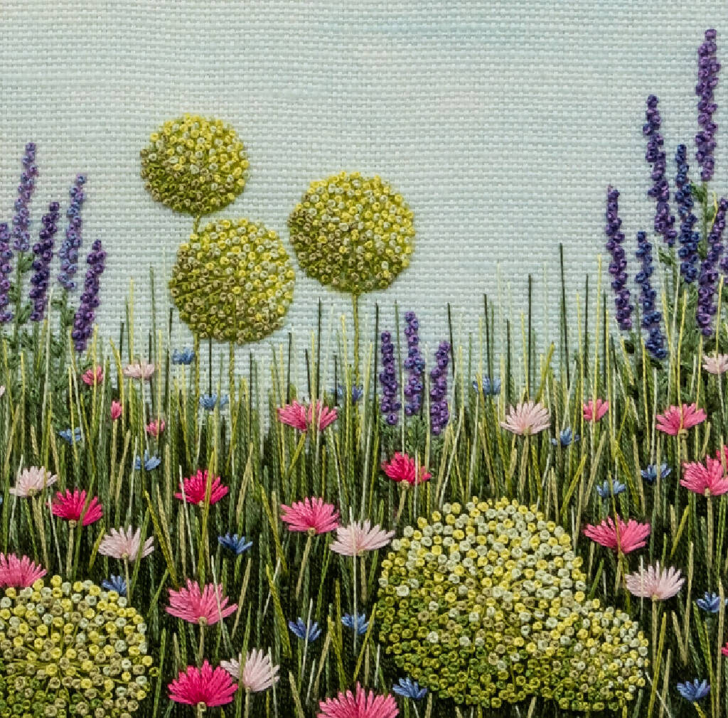 Allium Meadow Embroidery Kit - Image 2