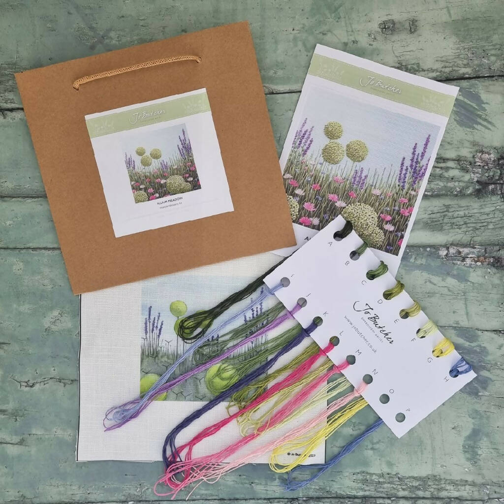 Allium Meadow Embroidery Kit - Image 4