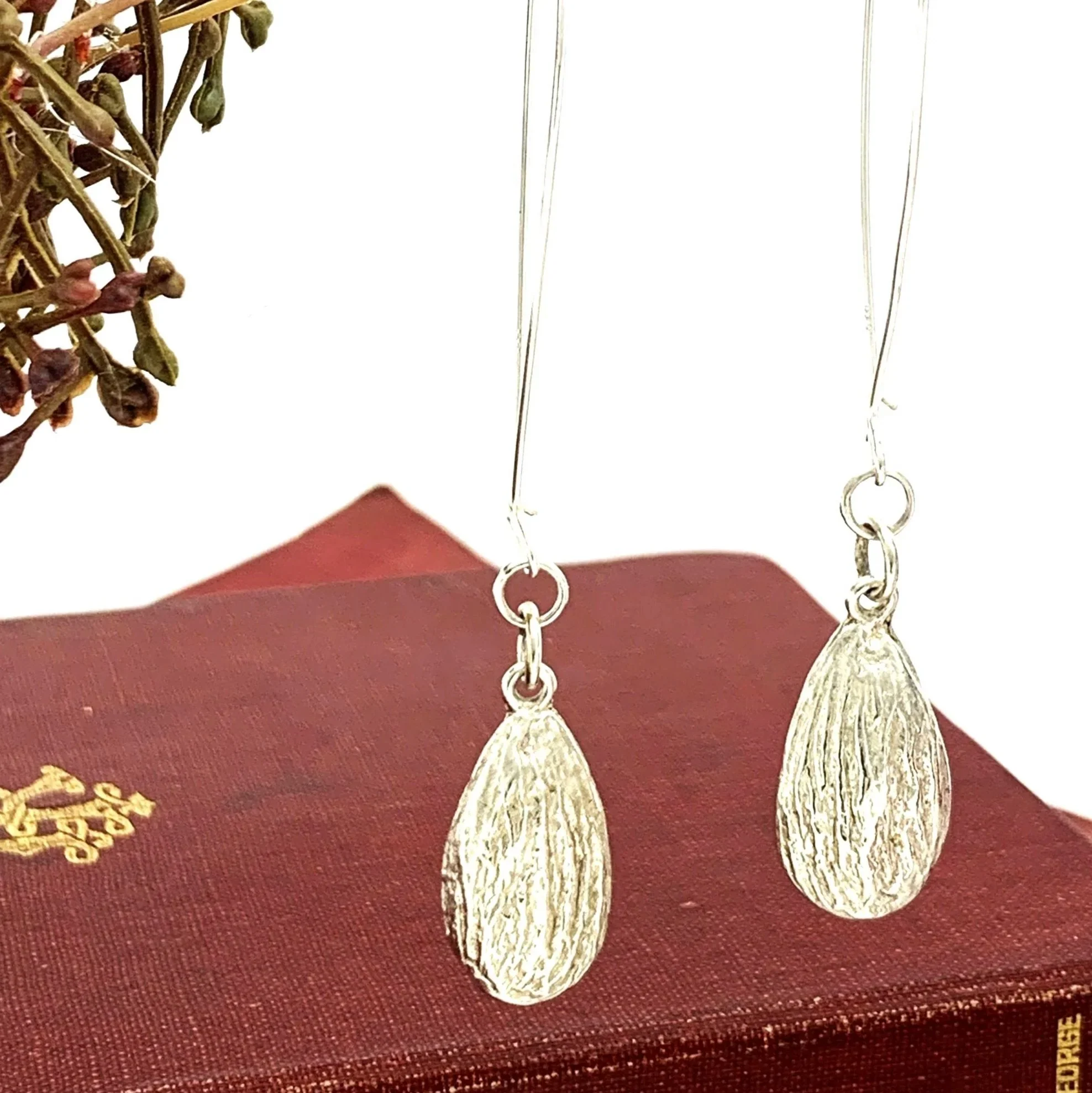 Almond Dangle Earrings - Image 3