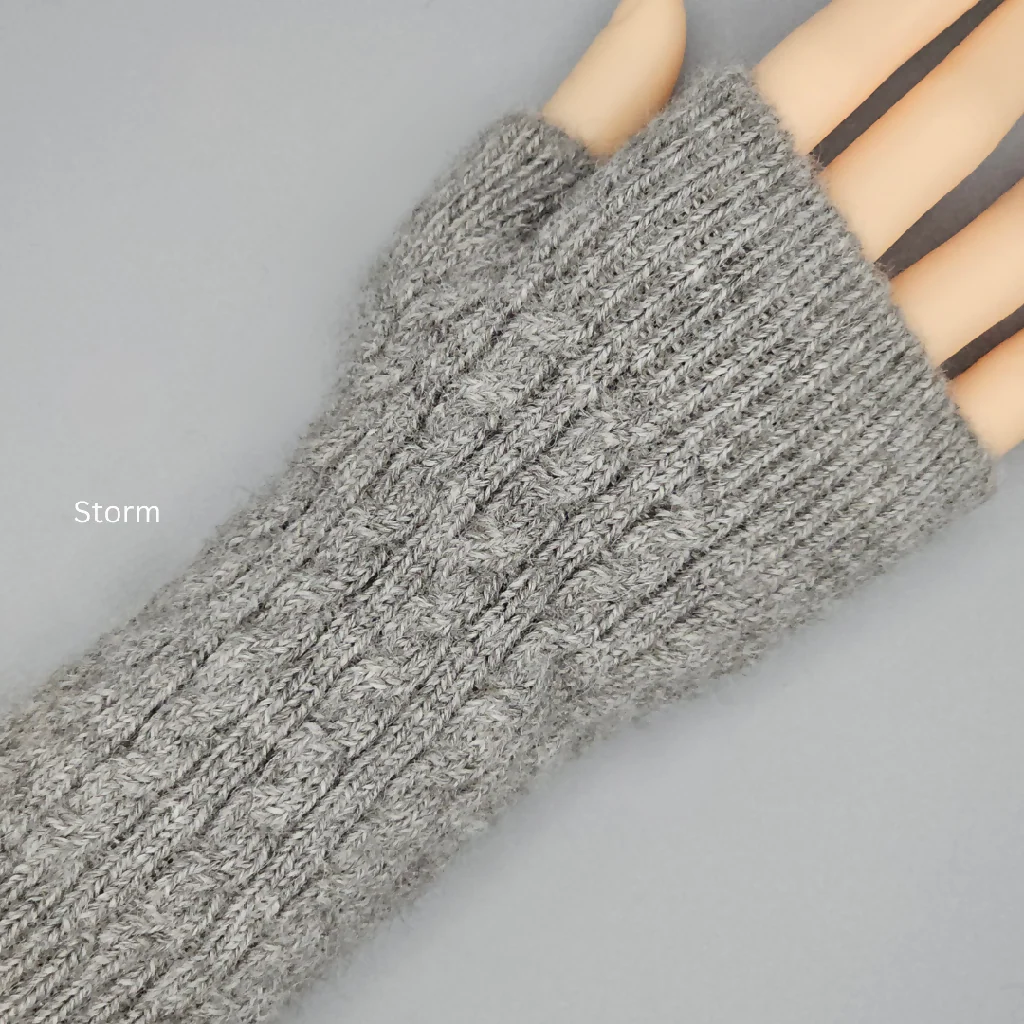 Alpaca Wrist Warmers - No Dye's, Multiple colours - Image 8