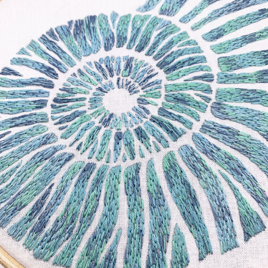 Ammonite Shell Embroidery Kit - Image 3