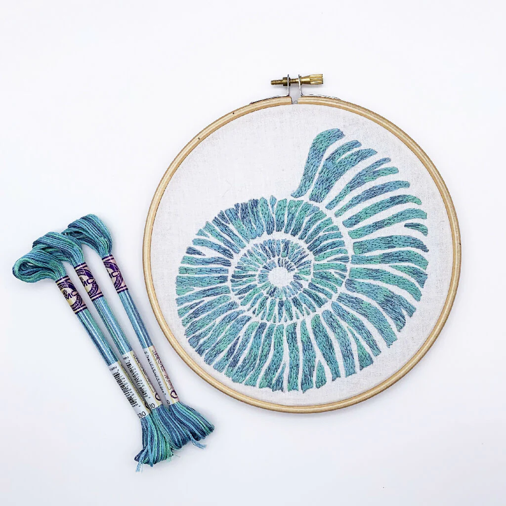 Ammonite Shell Embroidery Kit - Image 7