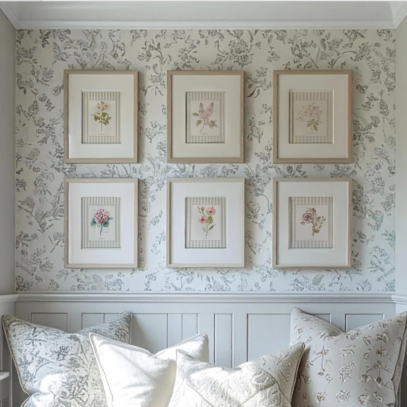 Anemone Botanical Illustration Flower Gallery Wall Art Vintage Garden Floral - Image 2