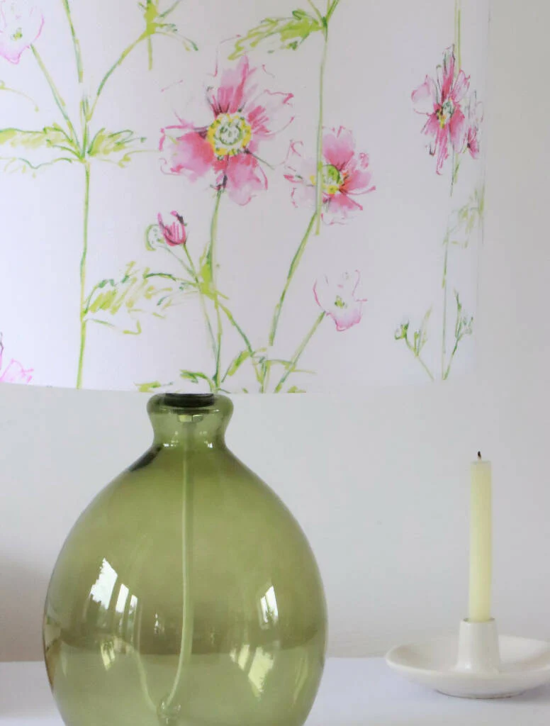 Anemone in Bloom Designer Lampshade - Image 4