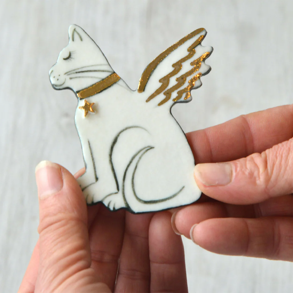 Angelic Cat Pet Memory Box Frame - Image 2