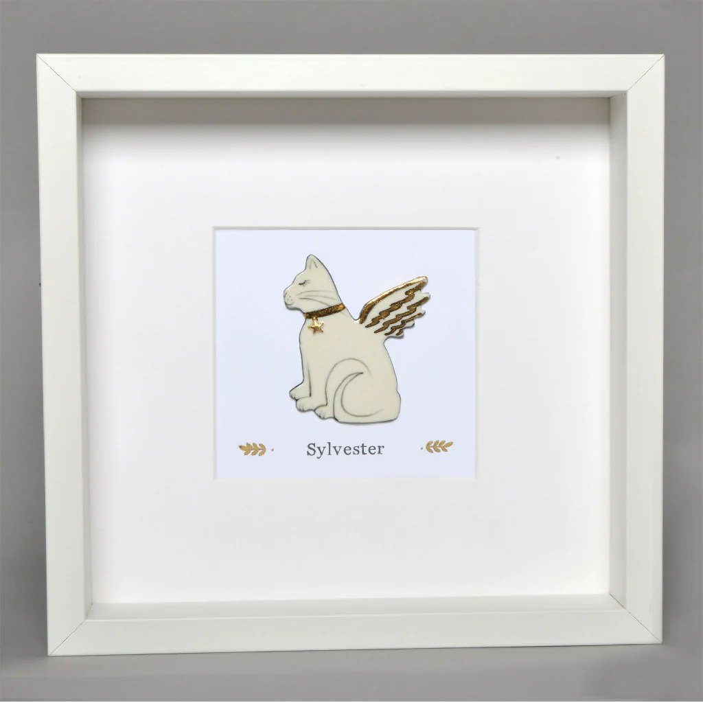Angelic Cat Pet Memory Box Frame - Image 4