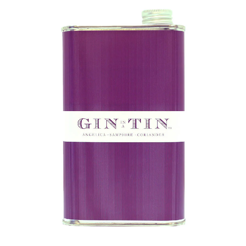 LONDON DRY ANGELICA, SAMPHIRE & CORIANDER GIN IN A TIN - 50cl Tin - Image 2