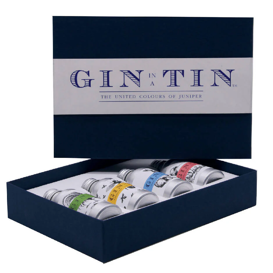 Animals Gin Gift Box Set | 35ml x 4 Tins - Image 2