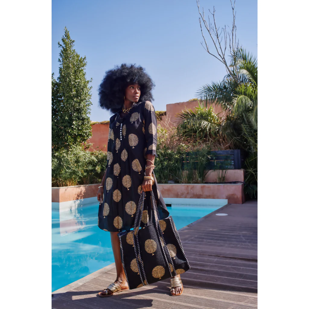 Annabel Cotton Tunic in Midnight - Image 3