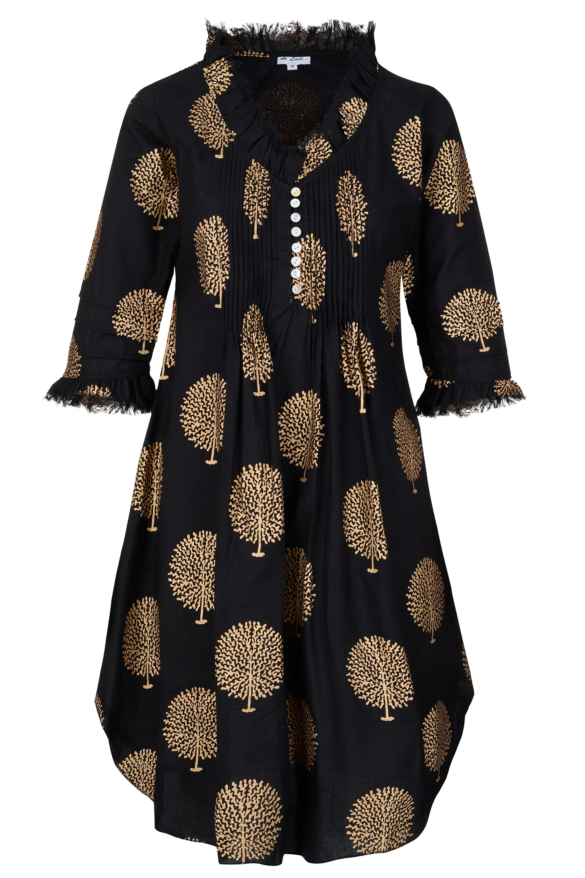 Annabel Cotton Tunic in Midnight - Image 5