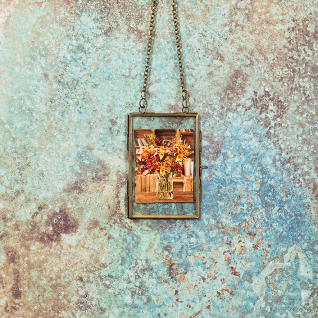 Antique Brass Photo Frame - Image 3
