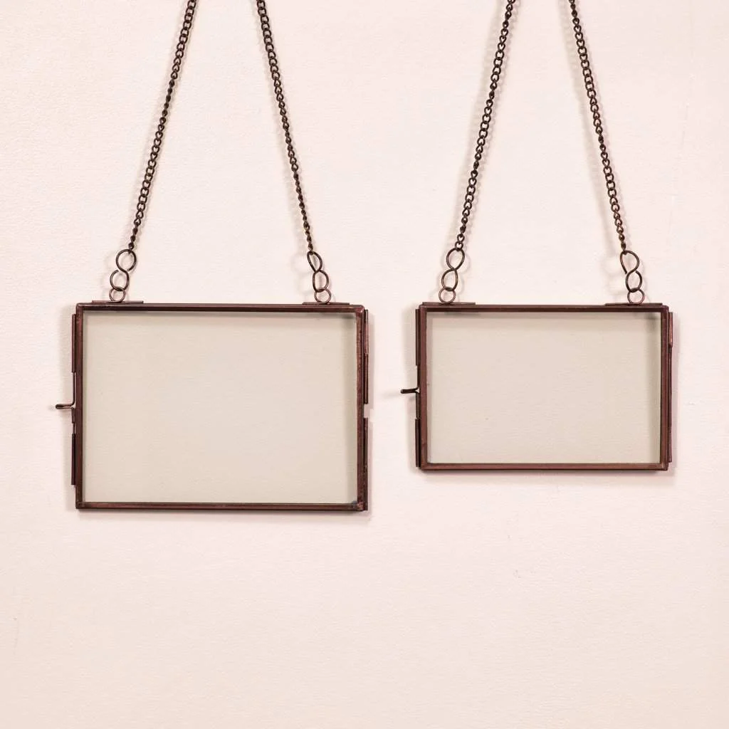 Antique Copper Hanging Photo Frame - Image 11