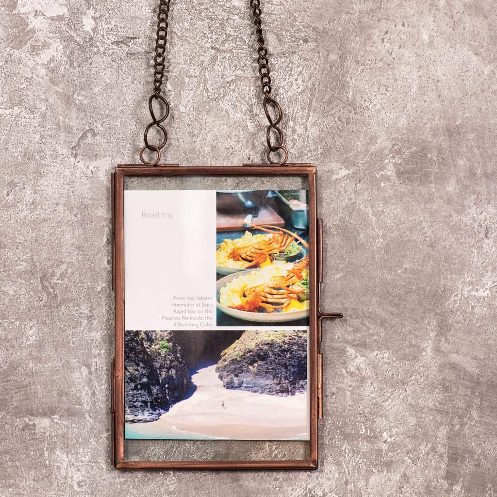 Antique Copper Hanging Photo Frame - Image 6