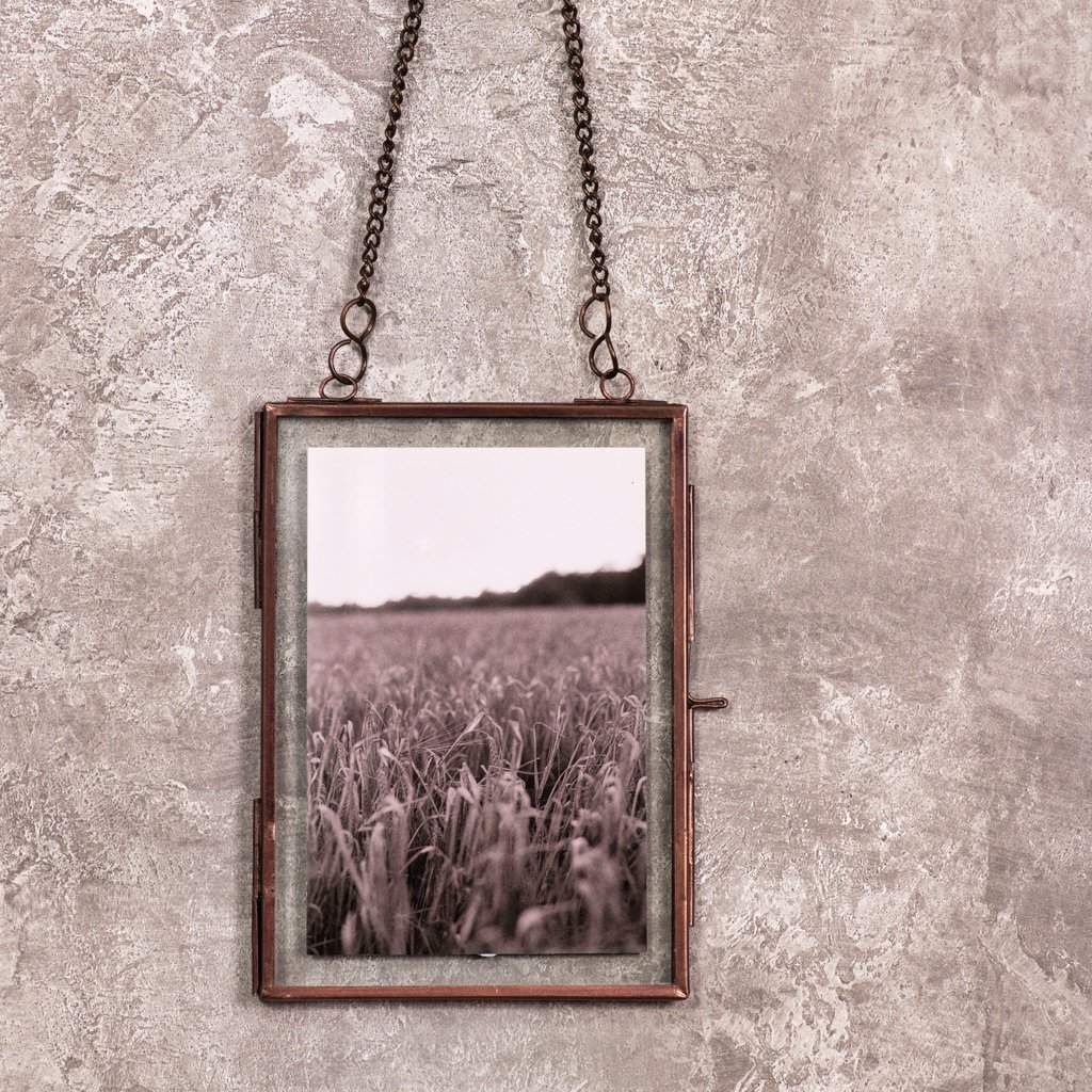 Antique Copper Hanging Photo Frame - Image 7
