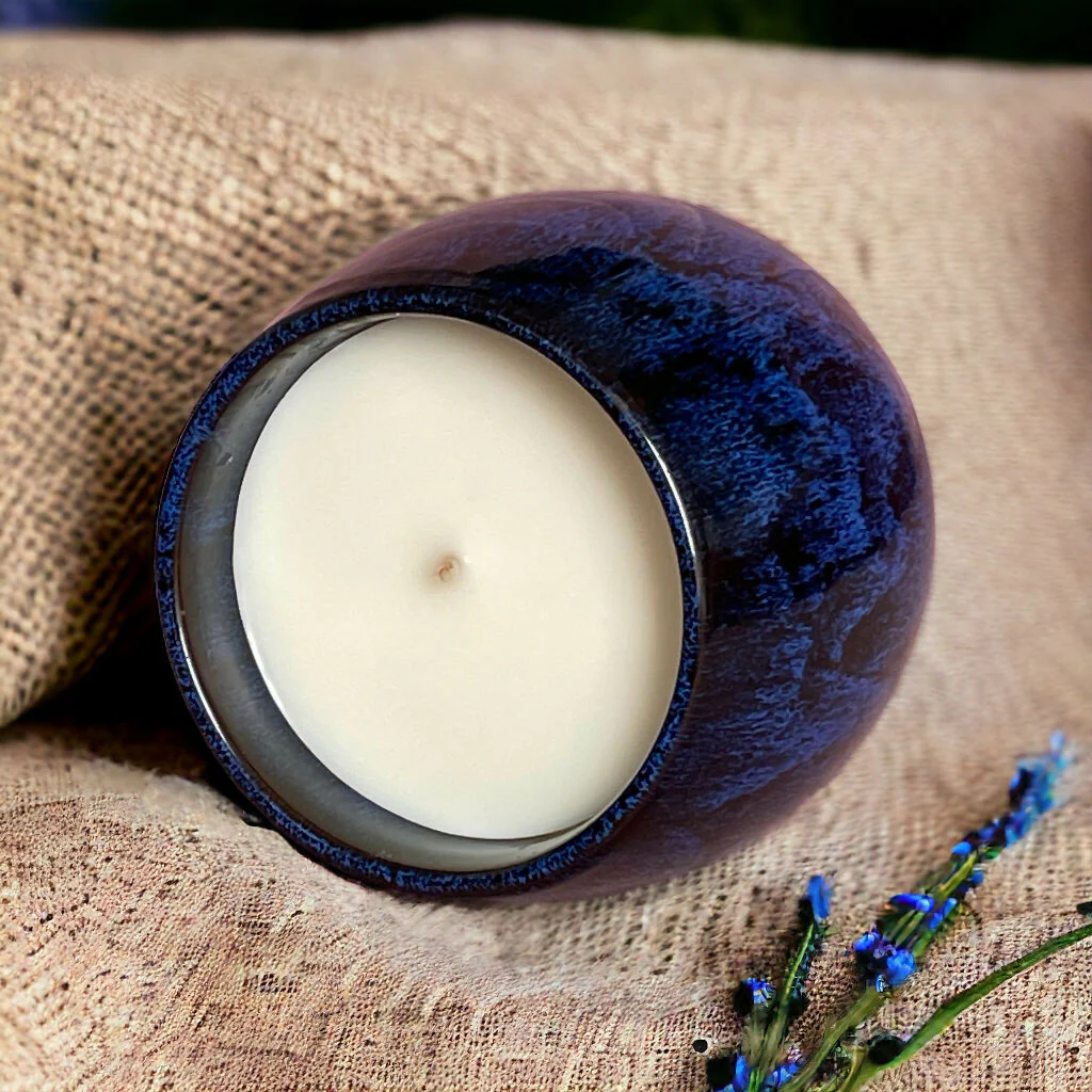 Aromatherapy Coffee Cup Candle With Essential Oils Cedarwood, Geranium, Cypress and Ylang Ylang - Image 2