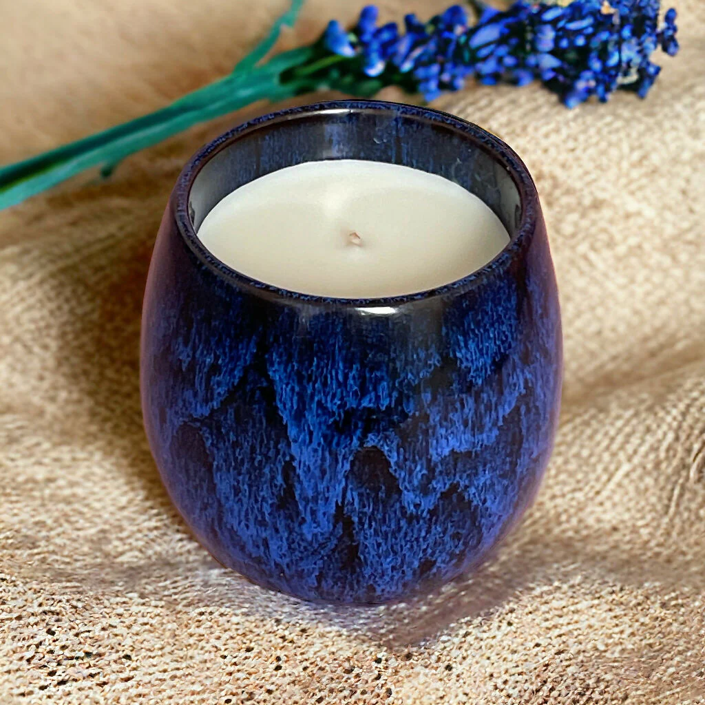 Aromatherapy Coffee Cup Candle With Essential Oils Cedarwood, Geranium, Cypress and Ylang Ylang - Image 3