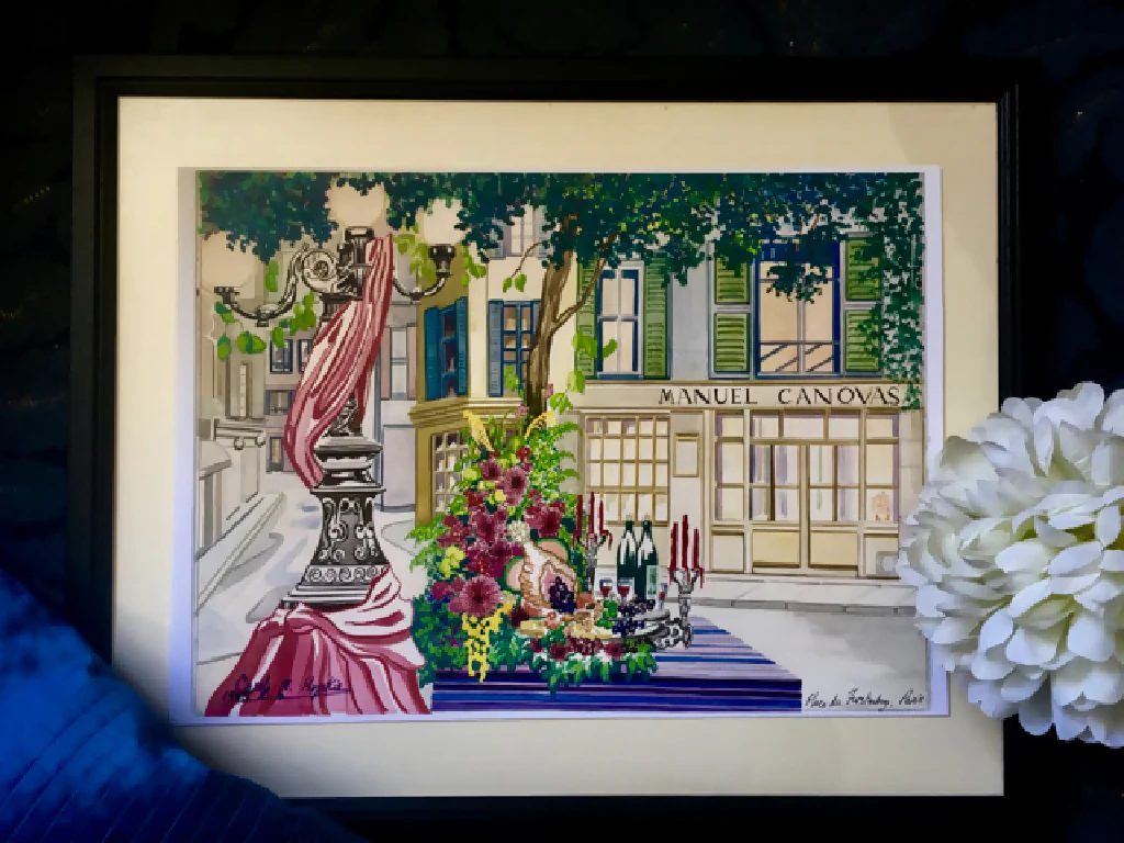 CAROLE MORGAN HOPKIN'S PLACE DE FURSTENBERG, PARIS.