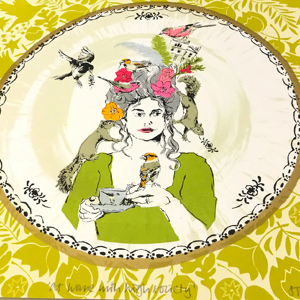At Home with High Society Limited Edition Screenprint - Image 3