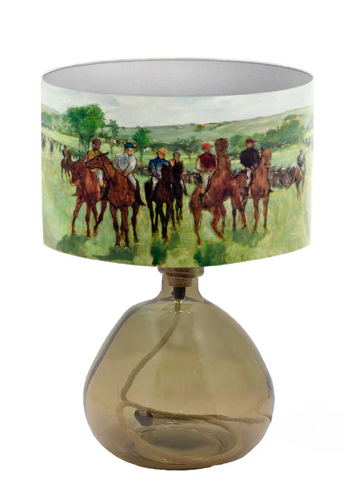 'At the Races' Illustrated Handmade Lampshade - Image 6