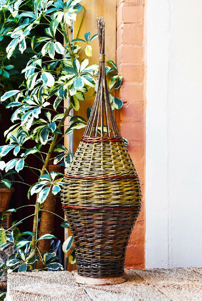 "Autumn Light" Lamp in Mixed Willow - Image 3