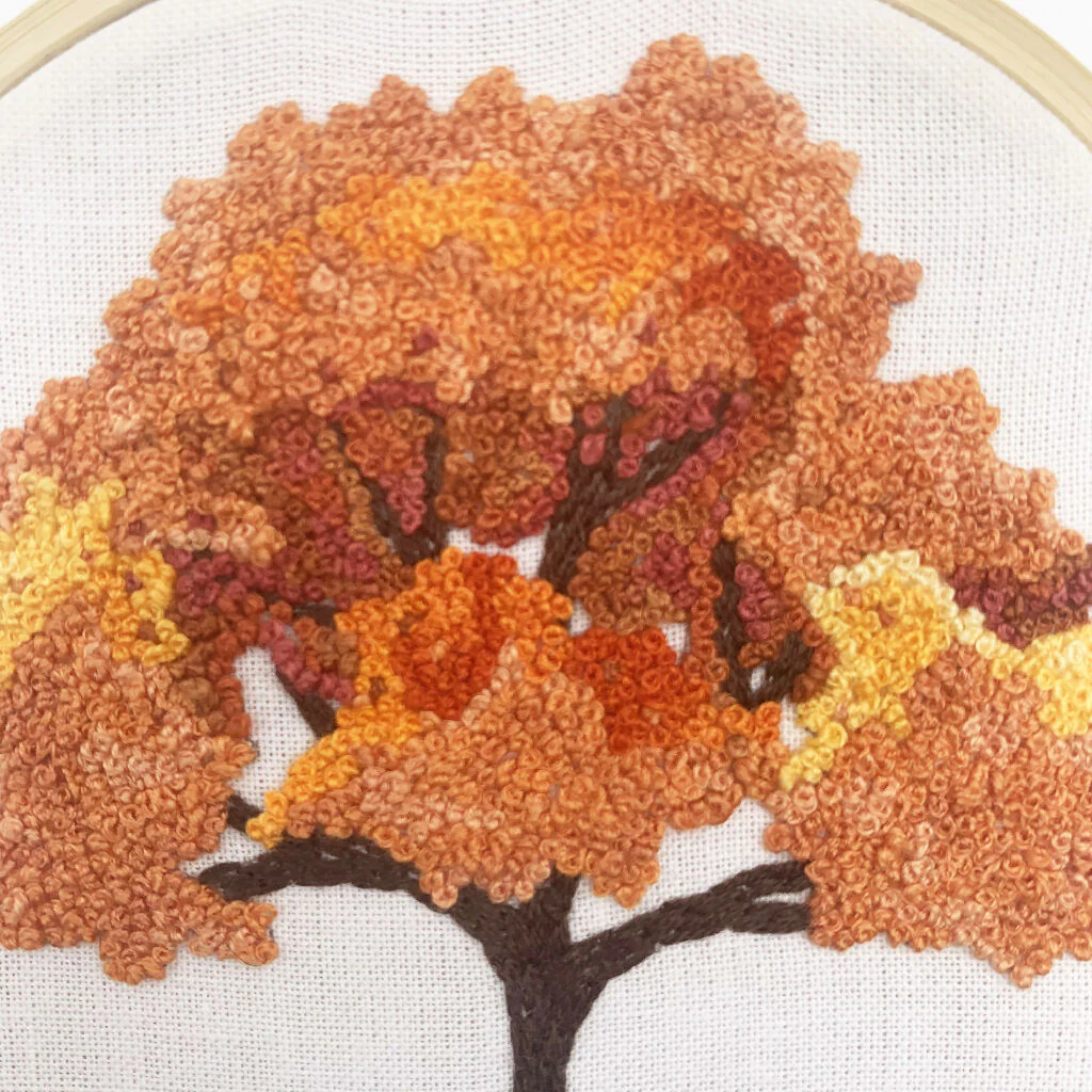 Autumn Tree Embroidery Kit - Image 2