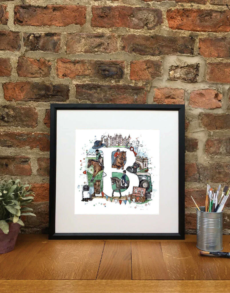 B is for Burghley | signed Limited Edition Print