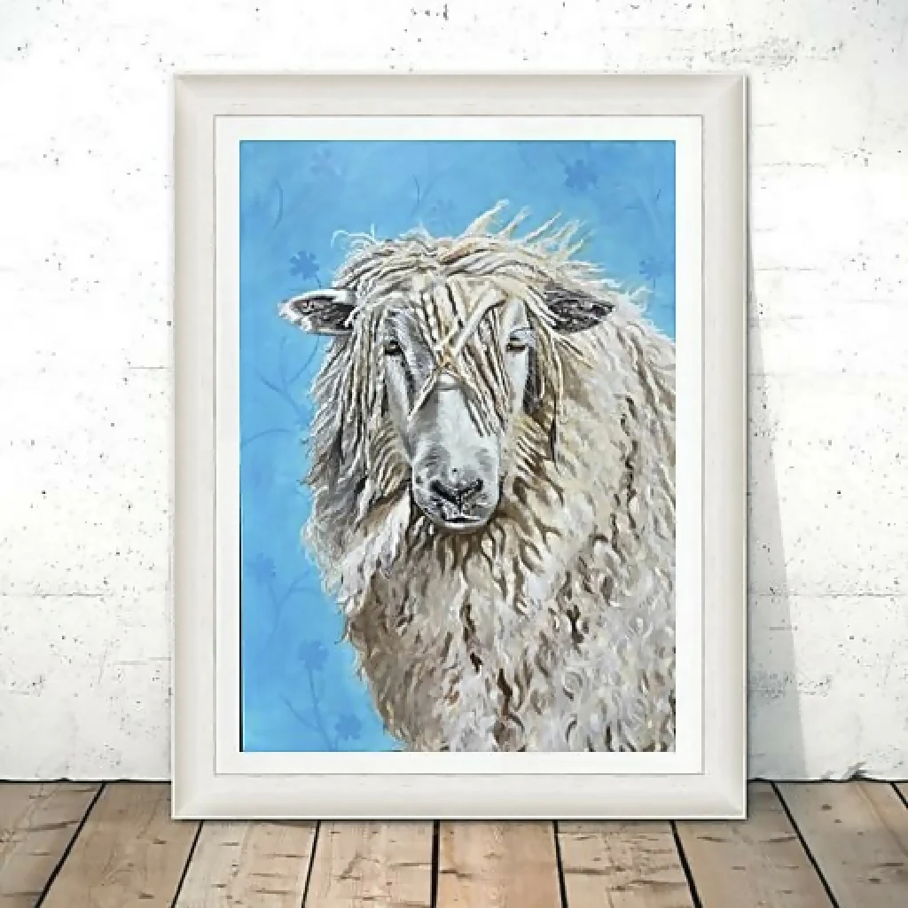 Baa-bara the Cotswold Sheep Limited Edition Giclée Print