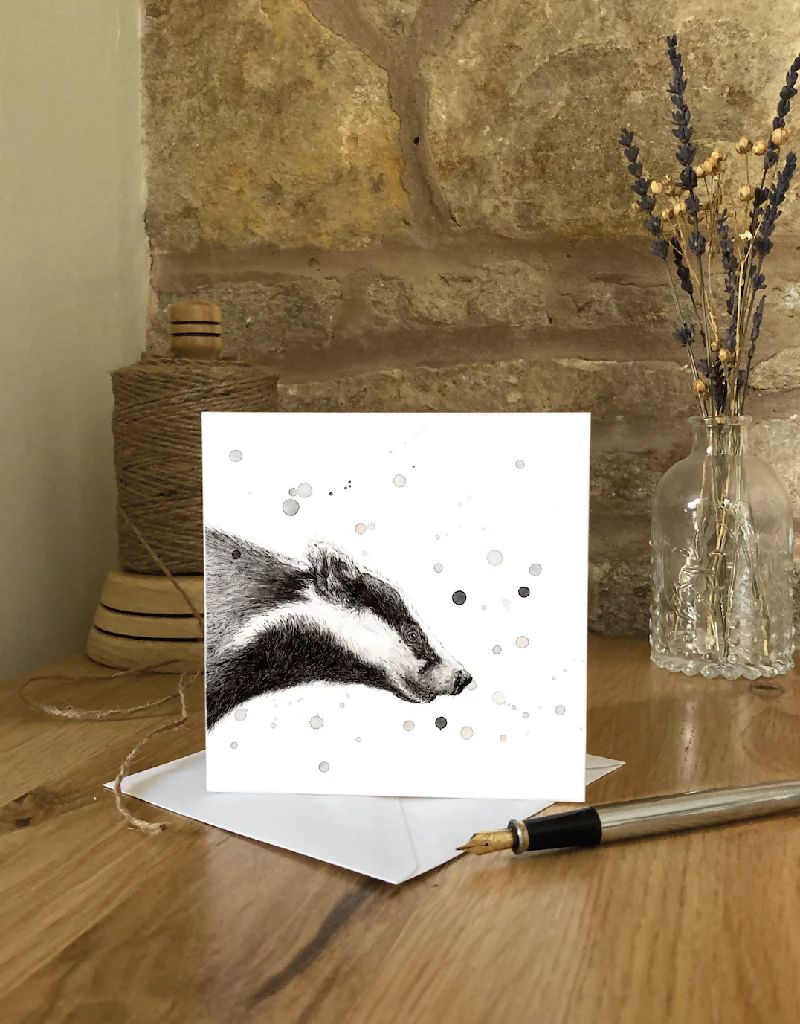 Badger| Greetings Card
