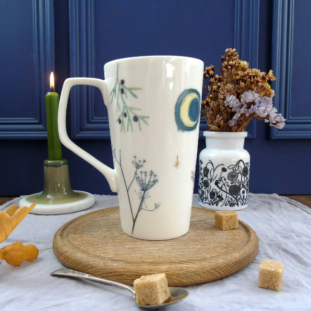 Barn Owl Bone China Tall Mug - Image 4