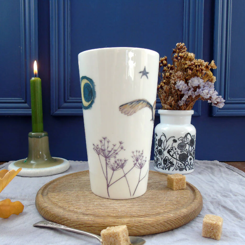 Barn Owl Bone China Tall Mug - Image 5