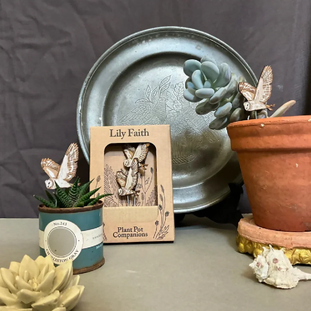 Barn Owl Plant Pot Companions - Image 2