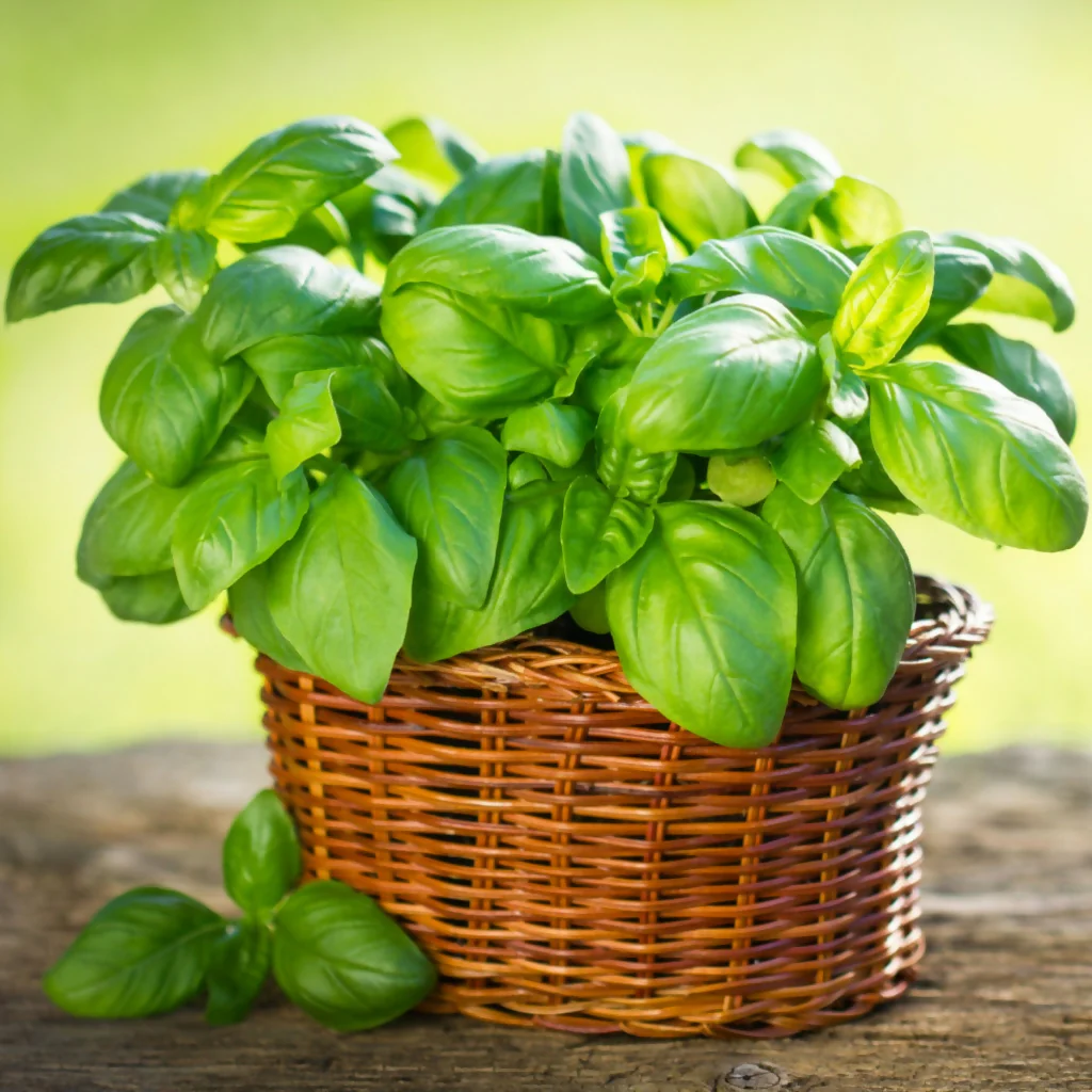 Basil Plants, 'Sweet Genovese', Full Plants in 9cm Pots - Image 2