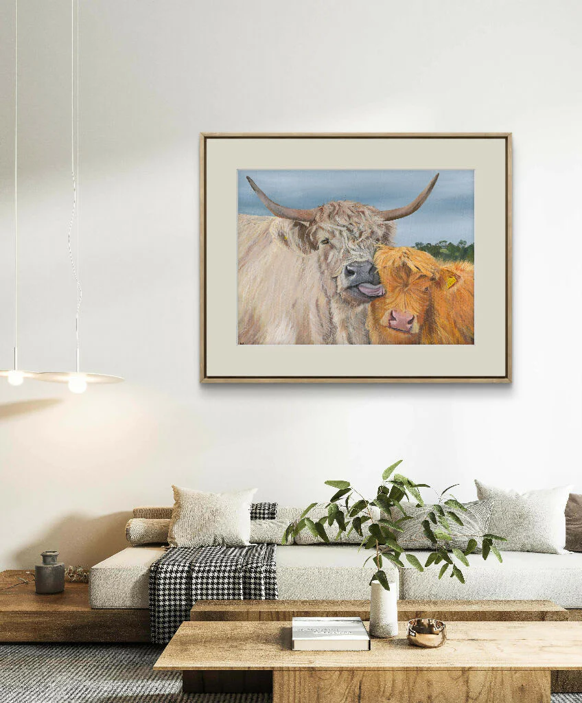 'Bath Time at Emborough Farm' Print - Image 4