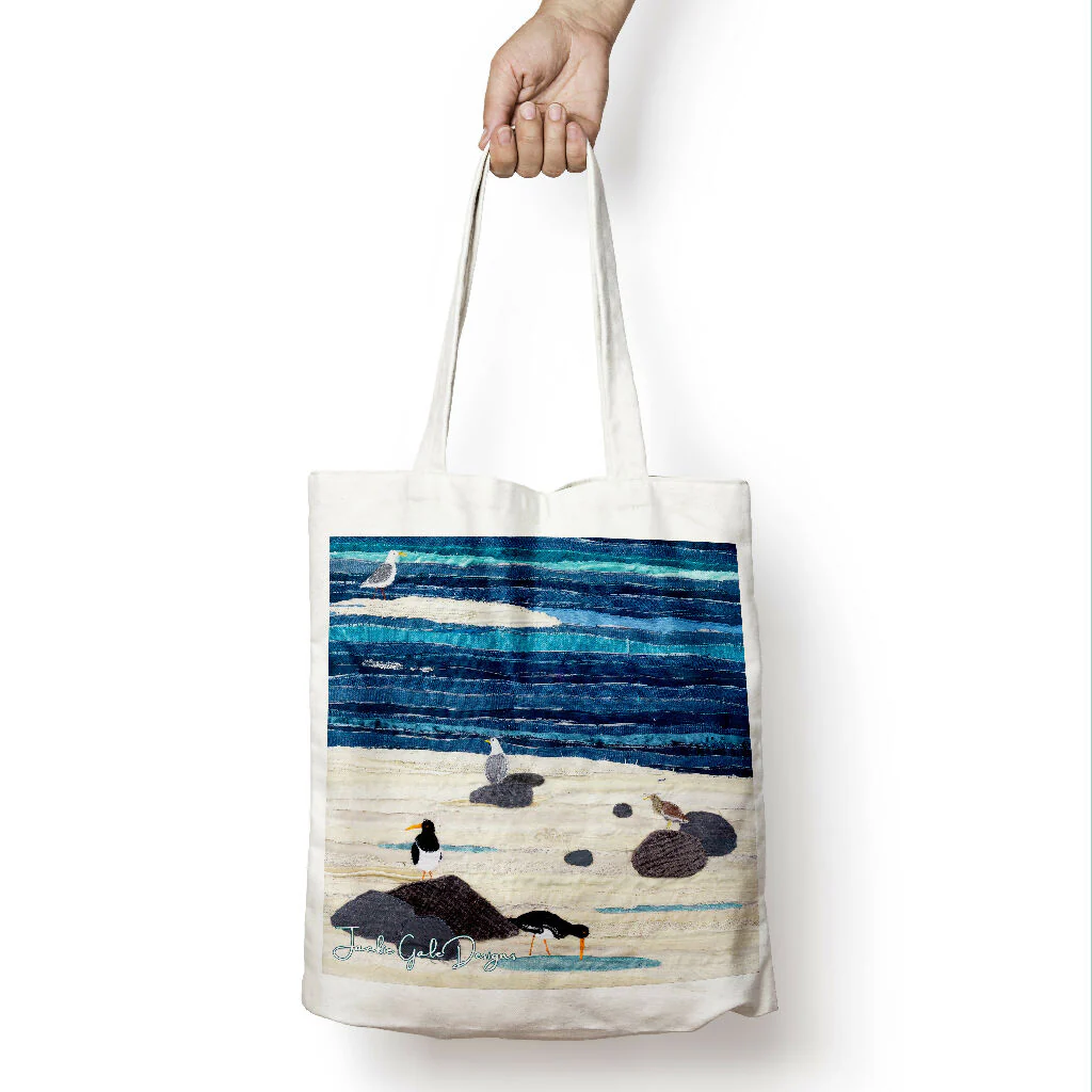 Beach Birds Canvas Tote Bag - Image 2