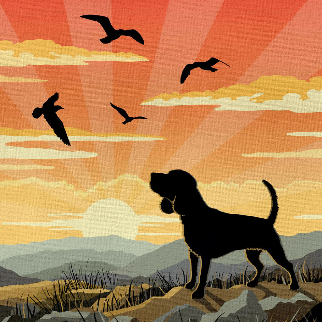 BEAGLE ‘WAGGY TAILS’ LIMITED EDITION ART PRINT - Image 7