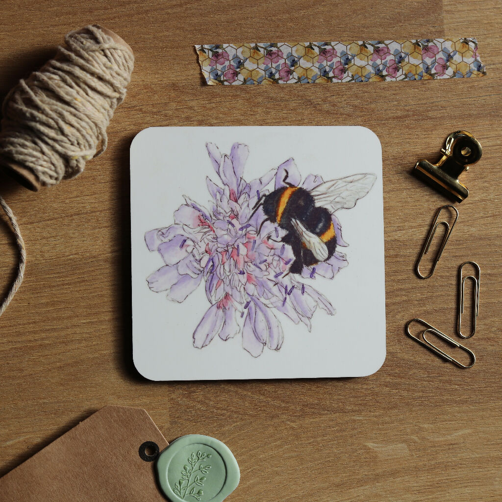 Bee Flower Coaster